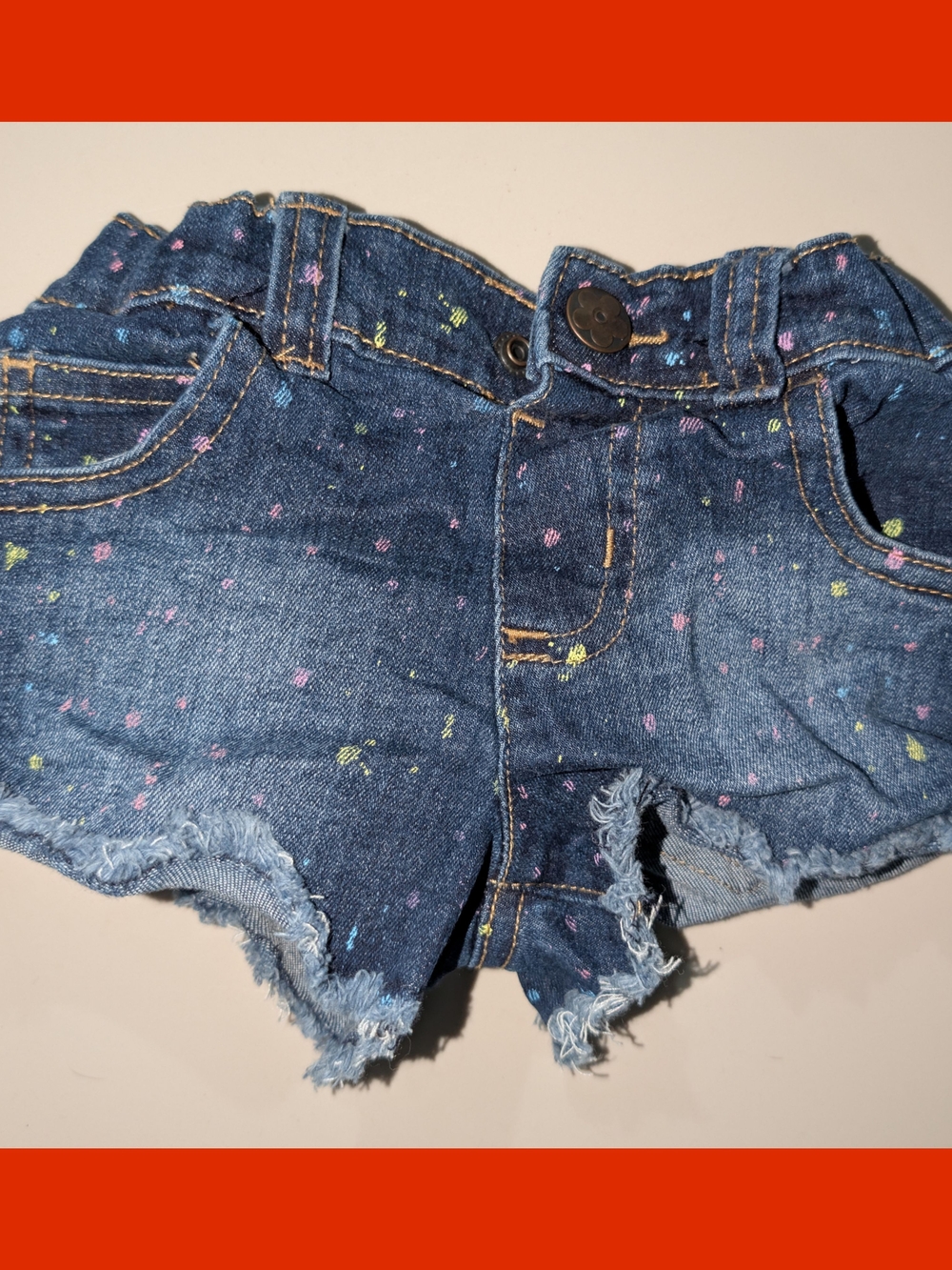 3T Garanimals Speckled Denim Shorts